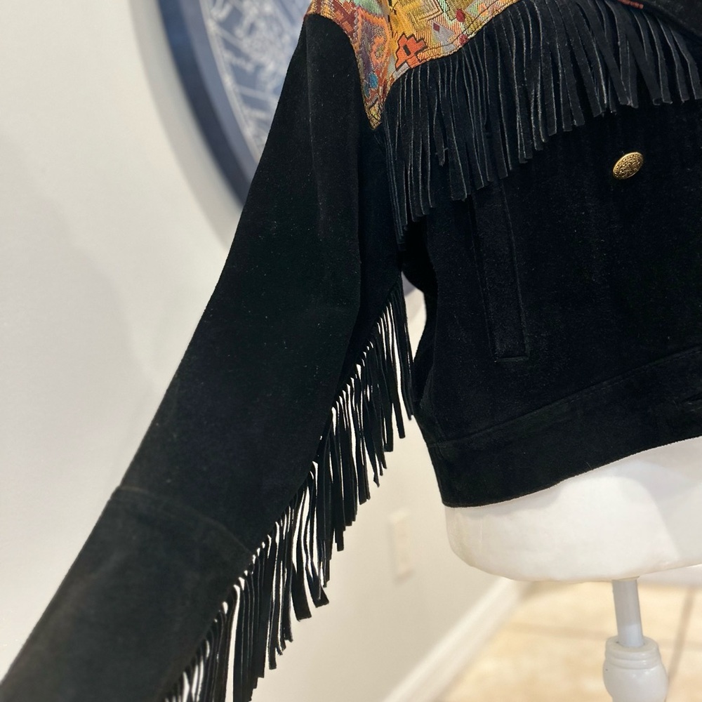 Vintage Western Suede Jacket - Picture 6 of 9